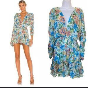 MISA LA - CHIARA DRESS Smocked Waist XS